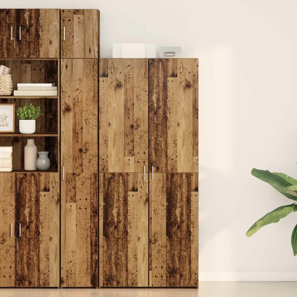 VidaXL Magasfiú Öreg fa 80 x 42 x 185 cm