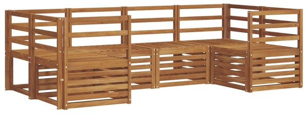 VidaXL Szegmentált kanapé szett 6 pcs Természetes