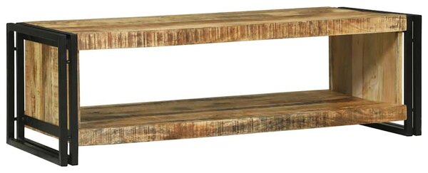 VidaXL Dohányzóasztal Barna 120 x 50 x 38 cm Tömör nyers mangófa