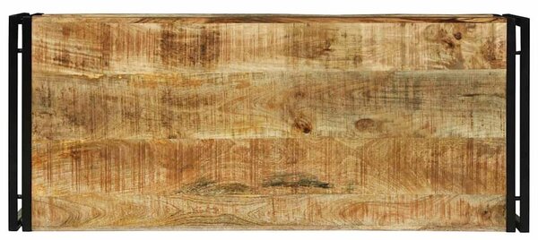 VidaXL Dohányzóasztal Barna 120 x 50 x 38 cm Tömör nyers mangófa