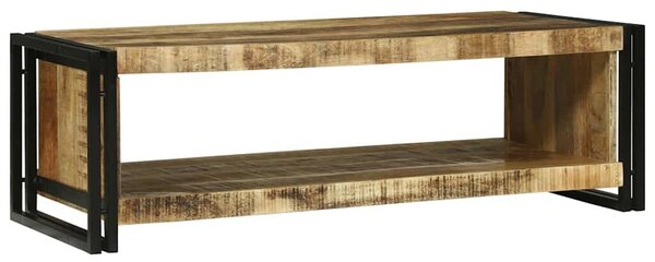 VidaXL Dohányzóasztal Barna 120 x 50 x 38 cm Tömör nyers mangófa