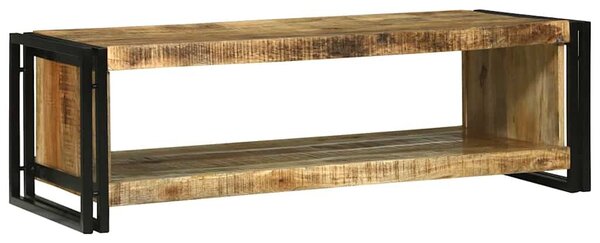 VidaXL Dohányzóasztal Barna 120 x 50 x 38 cm Tömör nyers mangófa