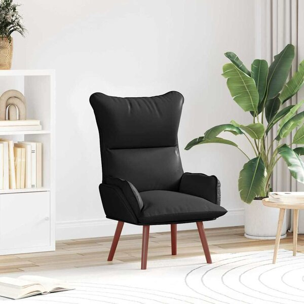 VidaXL Pihenőszék Fekete 69 x 74 x 93 cm Műbőr