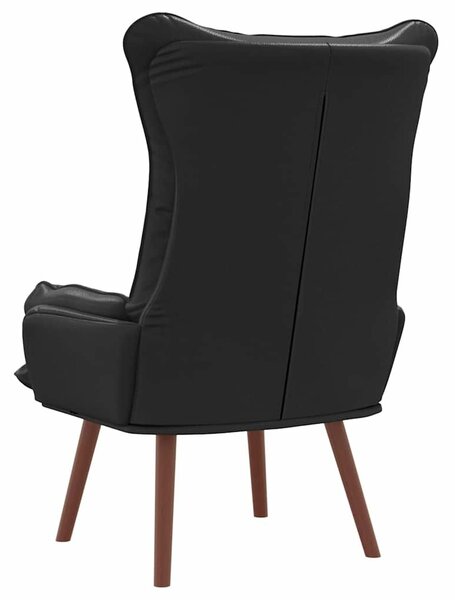 VidaXL Pihenőszék Fekete 69 x 74 x 93 cm Műbőr