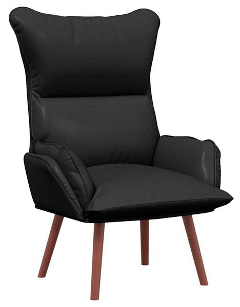 VidaXL Pihenőszék Fekete 69 x 74 x 93 cm Műbőr