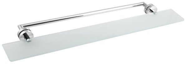Polysan Polysan, X-ROUND polc törülközőtartóval üvegképernyőhöz, króm, XR458