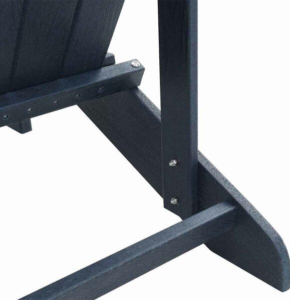 VidaXL Adirondack szék Sötétkék 82 x 74 x 92 cm HDPE