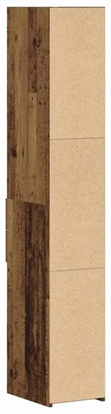 VidaXL Könyvszekrény fiókkal Öreg fa 30 x 42.4 x 185.2 cm