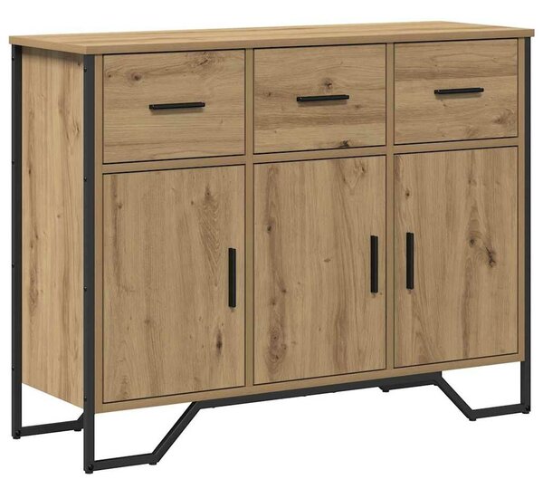 VidaXL Széf Artisan tölgy 97 x 32,5 x 74,5 cm