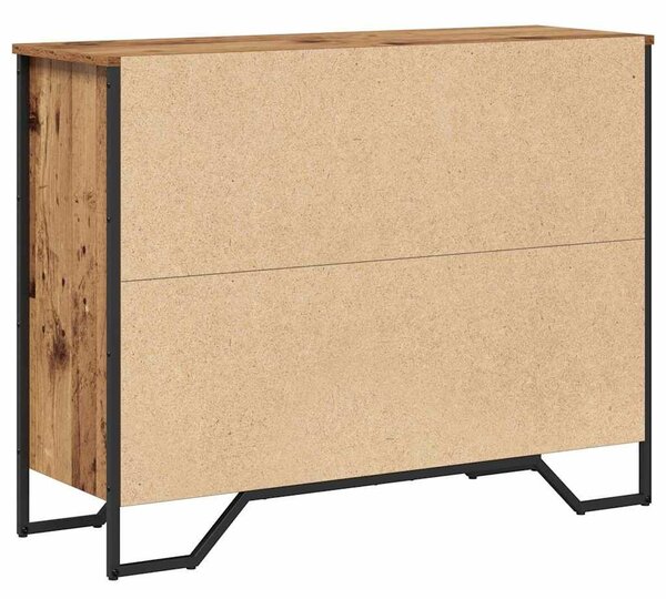 VidaXL Komód Régi fa 97 x 32,5 x 74,5 cm Faanyag