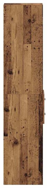 VidaXL Könyvszekrény fiókkal Öreg fa 30 x 42.4 x 185.2 cm