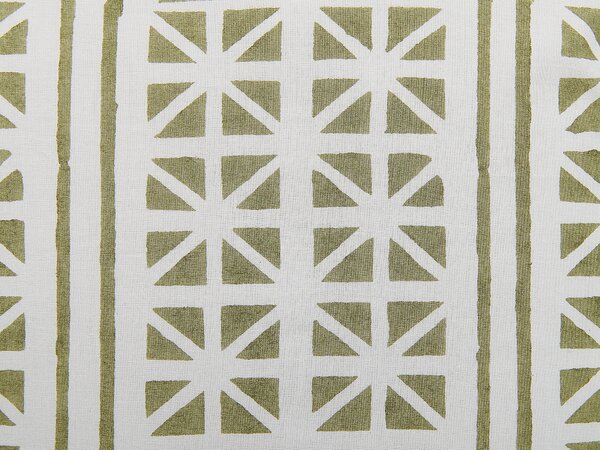 2 db díszpárna SYRINGA Pamut 45 x 45 cm Zöld Geometrikus mintás