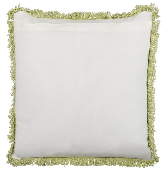 2 db díszpárna FILIX Pamut 45 x 45 cm Zöld Virágmintás