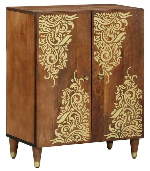 VidaXL Fürdőszoba bútor szett 3 pcs Mézbarna és Arany 180 x 33 x 75 cm