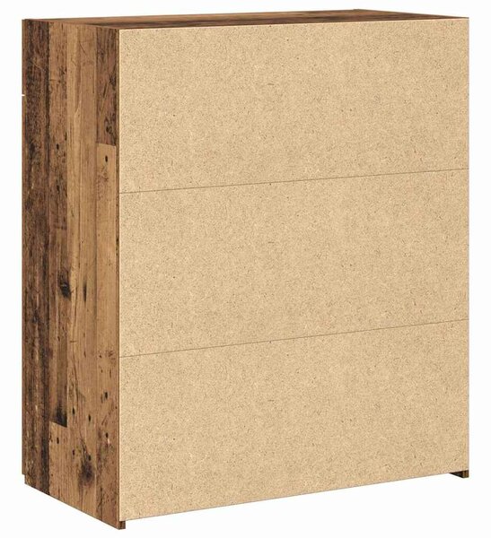 VidaXL Tárolószekrény Öreg fa 80 x 42.5 x 93 cm