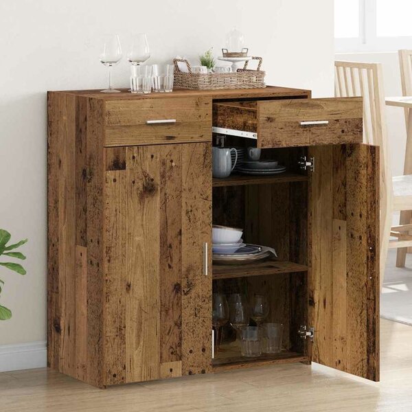VidaXL Tárolószekrény Öreg fa 80 x 42.5 x 93 cm