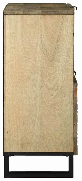 VidaXL Komód Barna 80 x 33 x 75 cm tömör mangófa