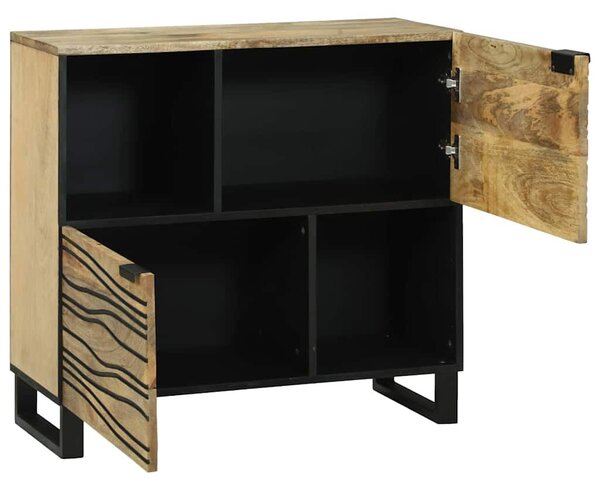 VidaXL Komód Barna 80 x 33 x 75 cm tömör mangófa