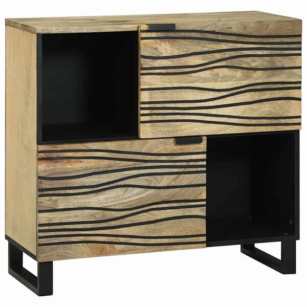 VidaXL Komód Barna 80 x 33 x 75 cm tömör mangófa