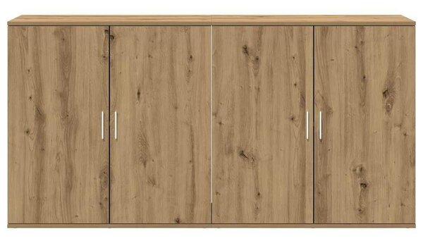 VidaXL Oldalszekrények 2 pcs kézműves tölgy 79 x 38 x 80 cm Faanyag