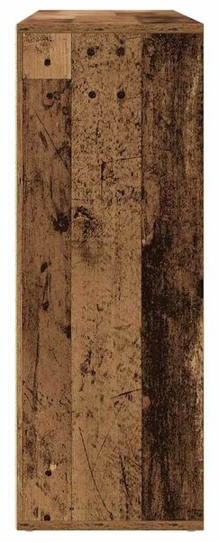 VidaXL Oldalszekrények fiókkal 2 pcs Régi fa 60 x 31 x 84 cm Faanyag