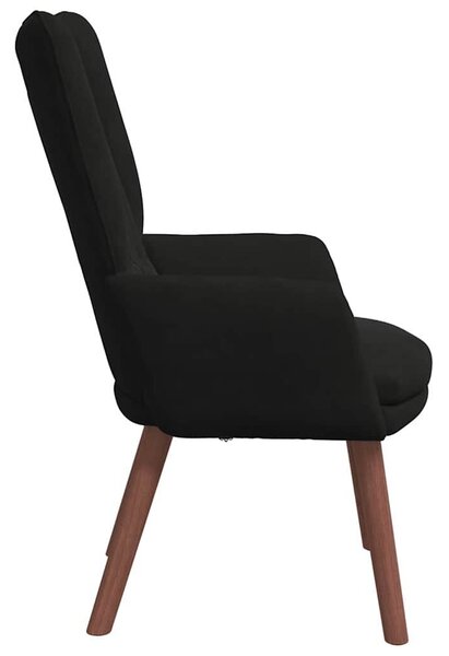 VidaXL karosszék Fekete 63 x 67 x 94 cm Bársony