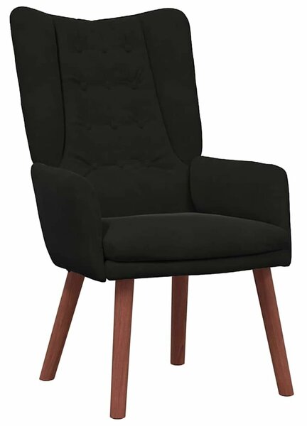 VidaXL karosszék Fekete 63 x 67 x 94 cm Bársony