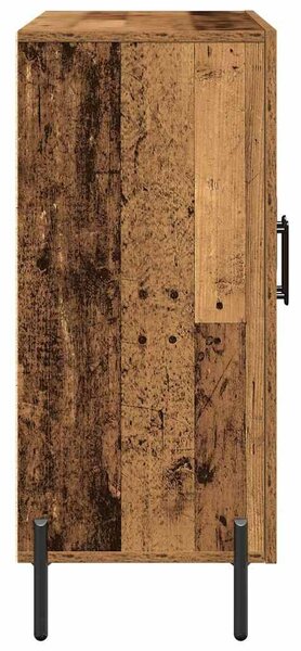 VidaXL Széf Öreg fa 90 x 34 x 80 cm Szerelt Fa
