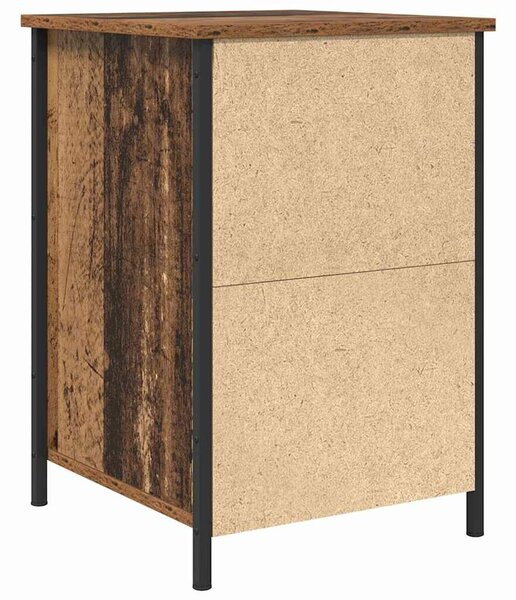 VidaXL Éjjeliszekrény fiókkal 2 pcs Régi fa 40 x 42 x 60 cm Faanyag