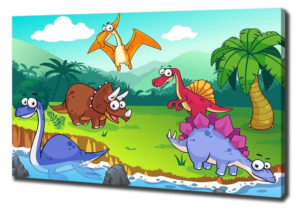 Vászonkép nyomtatás Dinoszauruszok