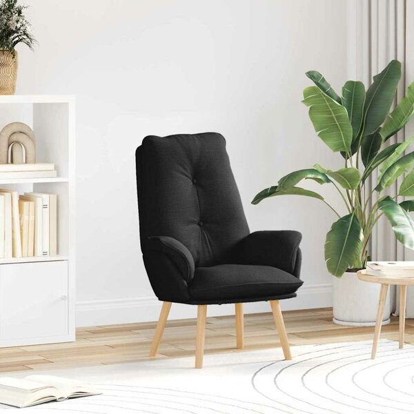 VidaXL Pihenőszék Fekete 69 x 74 x 93 cm szövet