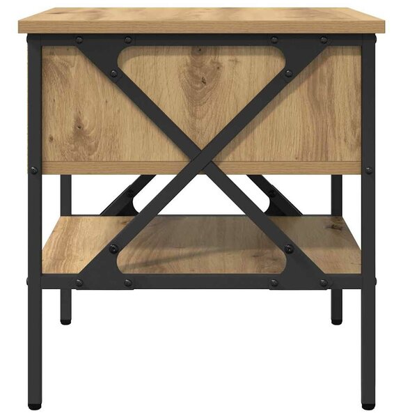 VidaXL Éjjeli szekrény fiókkal 2 pcs kézműves tölgy 40 x 42 x 45 cm