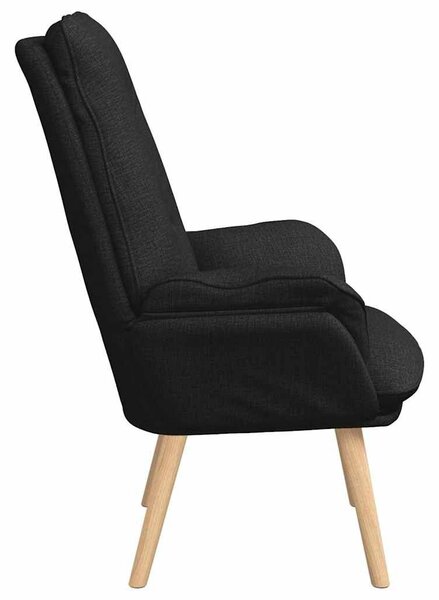 VidaXL Pihenőszék Fekete 69 x 74 x 93 cm szövet