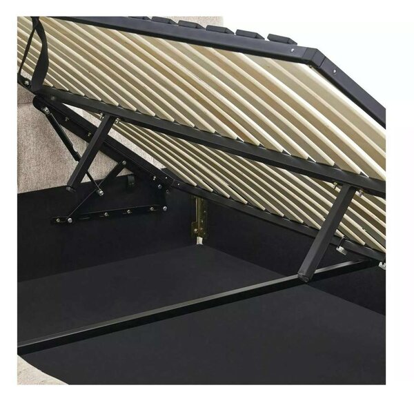 Parma II ágy 160 x 200 cm, krém