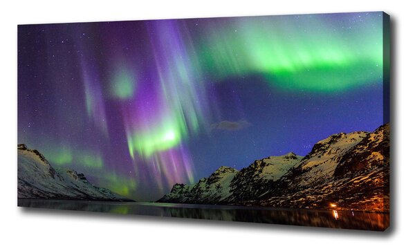 Feszített vászonkép Aurora borealis