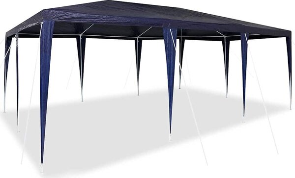 VidaXL Parti Sátor - PE Ponyva, Kültéri Rendezvényekhez, 6x4 m, Kék