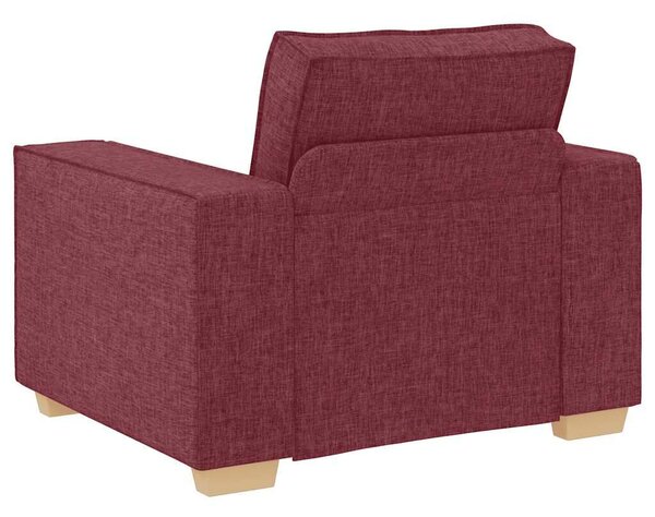 VidaXL bordó színű szövet kanapéfotel 60 cm
