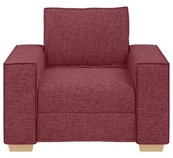 VidaXL bordó színű szövet kanapéfotel 60 cm