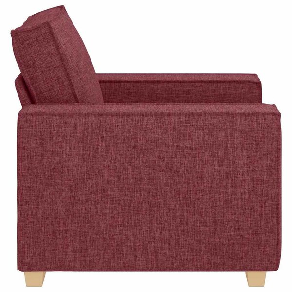 VidaXL bordó színű szövet kanapéfotel 60 cm