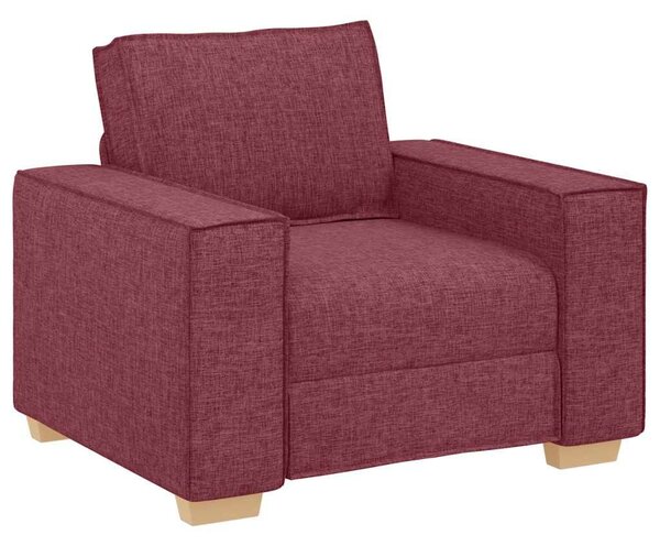 VidaXL bordó színű szövet kanapéfotel 60 cm