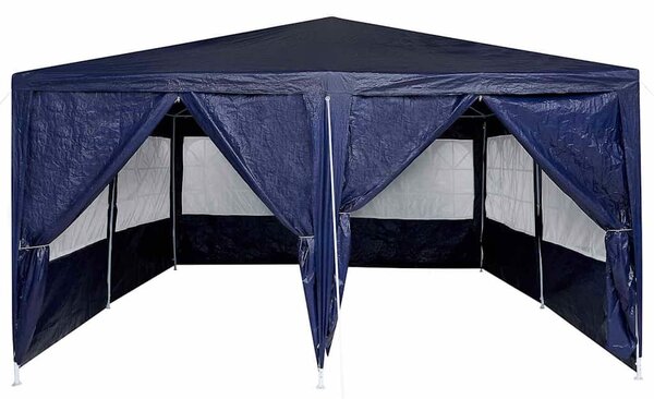 VidaXL Parti Sátor 8 Oldalfal - Kék, 4x4 m, PE