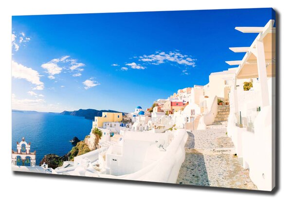 Feszített vászonkép Santorini, görögország
