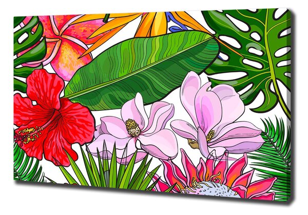 Egyedi vászonkép Hawaii virágok