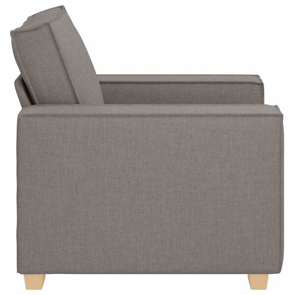 VidaXL bézs szövet kanapéfotel 60 cm
