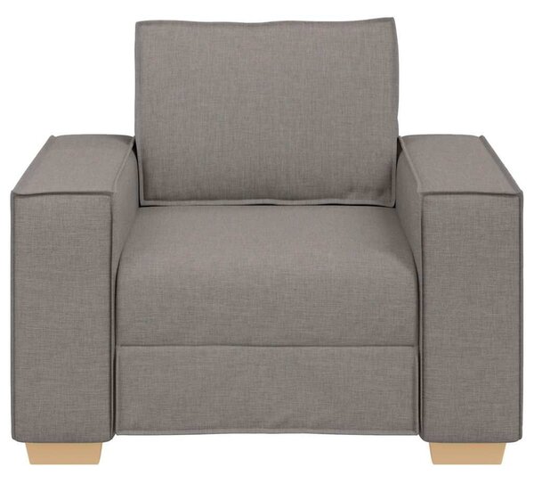 VidaXL bézs szövet kanapéfotel 60 cm