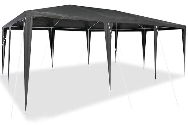 VidaXL Parti Sátor - 6x4 m, PE, Vízálló, Antracit