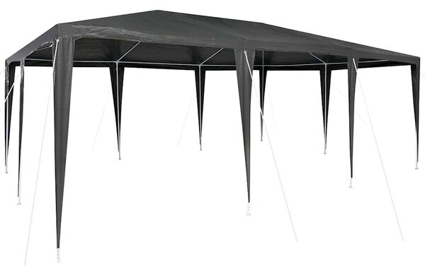VidaXL Parti Sátor - 6x4 m, PE, Vízálló, Antracit