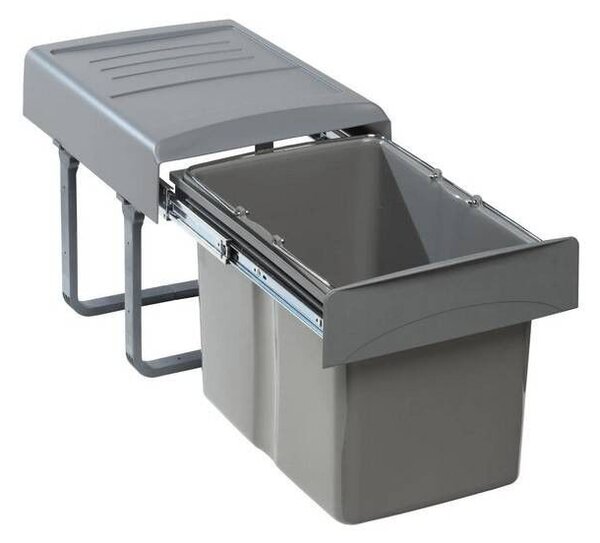 EKOTECH - Beépíthető hulladékgyűjtő MEGA 40 - 1x34 liter