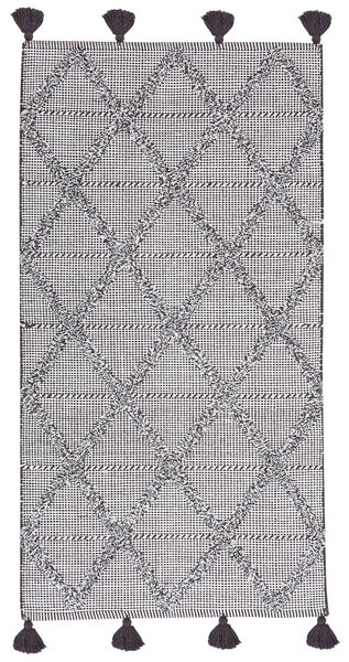 Szőnyeg TUZLA Barna 80 x 150 cm Pamut