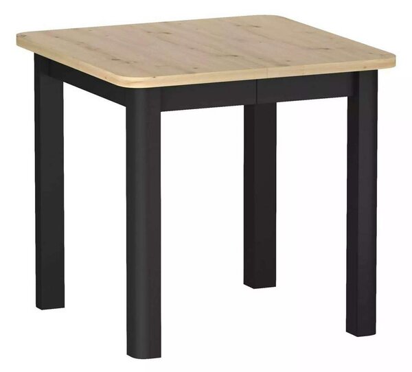 Snyder étkezőasztal 80, artisan tölgy / fekete